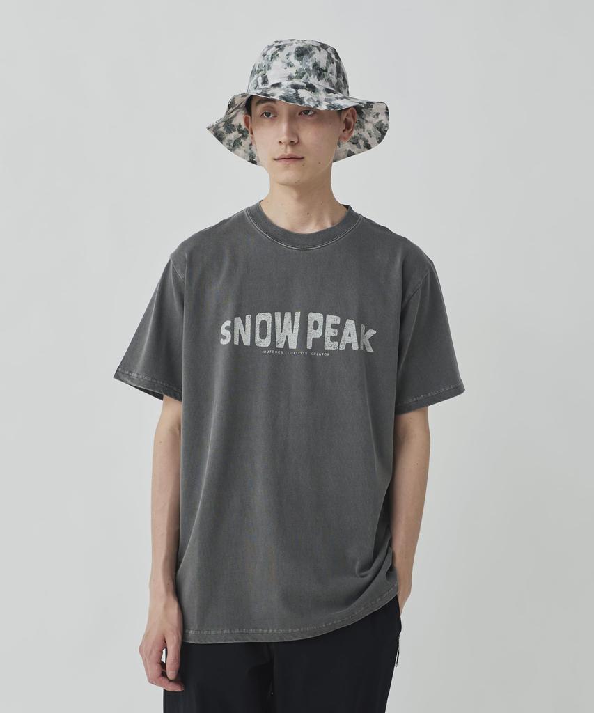 Snow Peak Printed Breathable Quick Dry Hat Headwear Hat for Men and Gray PT 2 AC-25SU024 Women,