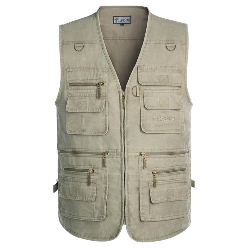 Men's Vest Fashion Spring and Autumn Casual Outdoor Vest
