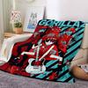 1 шт. Плед Gorillaz, Мягкий Фланель, Уютный на Все Сезоны Полиэстер, Идеально для Дома, Офиса
