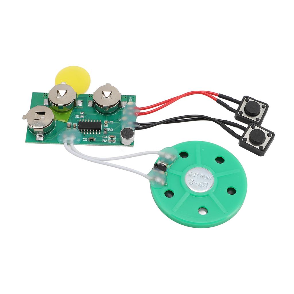 Sound Recorder Module with Speaker 120 Seconds Music Or Voice Recording Module for Greeting Card