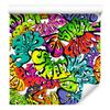 Multicolored graffiti wallpaper for living room and bedroom 50x1000