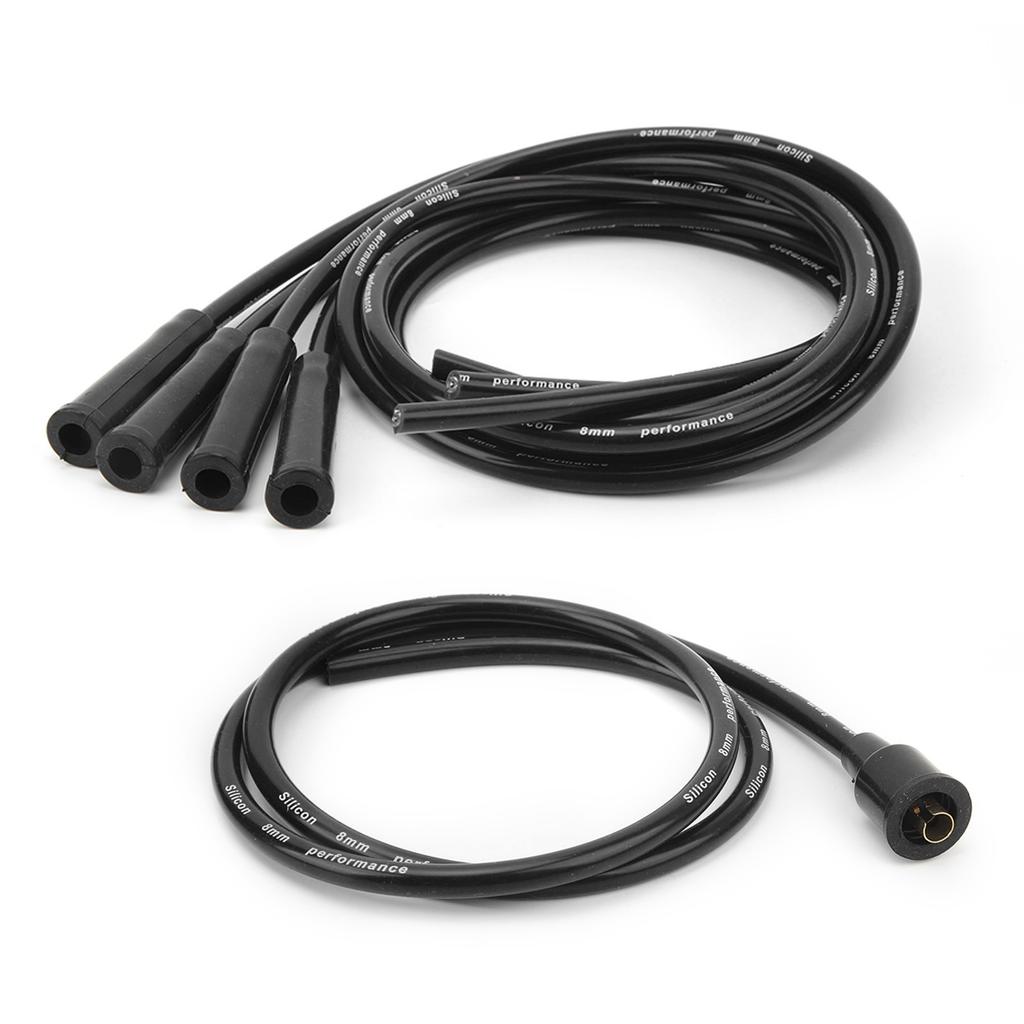 8mm Wire 1m Length High Efficiency Stable Ignition Wire Set for 4 Cylinder Cars