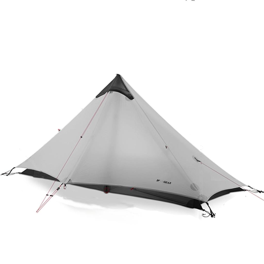 3F UL GEAR LANSHAN Teepee Waterproof Ultra Lightweight Large Easy To Set Single Double 15D Small Item Storage 3 4 Mesh Solo Touring Simple Disaster
