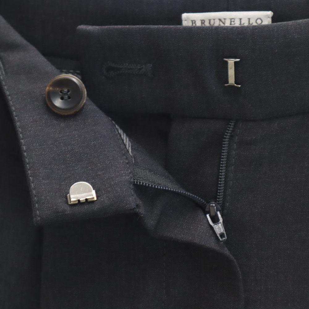 Brunello Cucinelli Укороченные брюки 36 Угольно-серый Женские Б/у