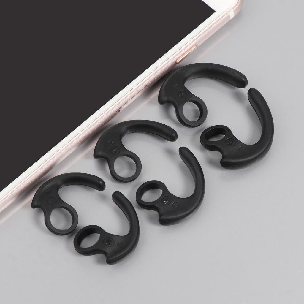 3 пары мягких силиконовых амбушюров для наушников, силиконовый чехол, крючки-вкладыши, аксессуары для наушников, вкладыши