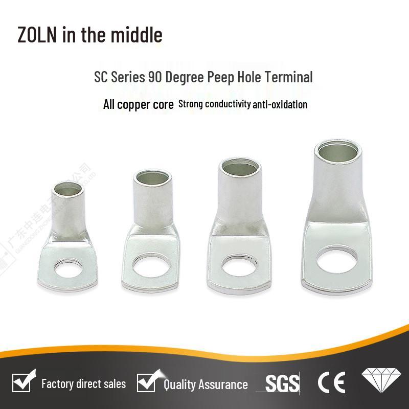 Zhonglian SC 90° Медный угольник клеммный для проводки