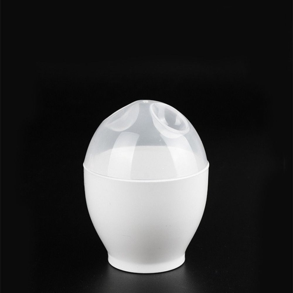 2pcs Heat Safe Microwave Egg Cooker Plastic Egg Boiler Poratble Steamed Egg Cup Kids