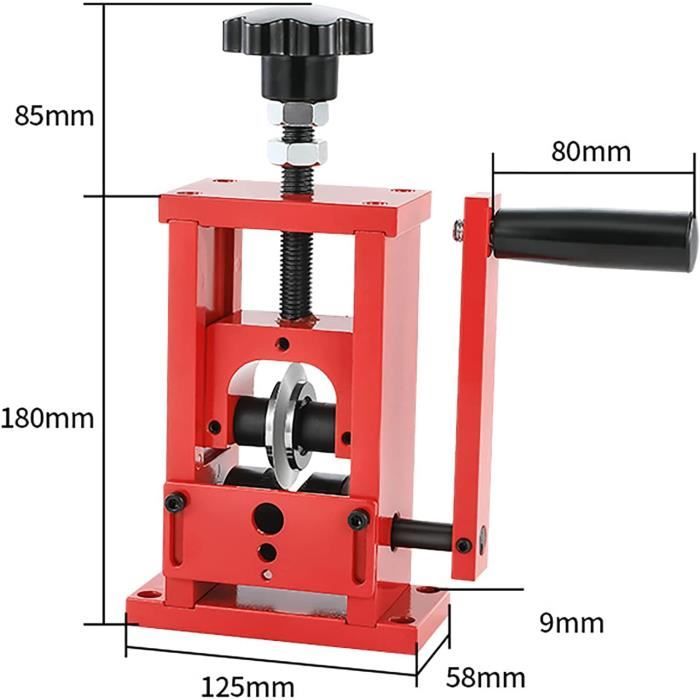 Pince à dénuder manuelle - Machine à dénuder les fils - Acier allié - 1,5-25 mm - Rouge - Durable