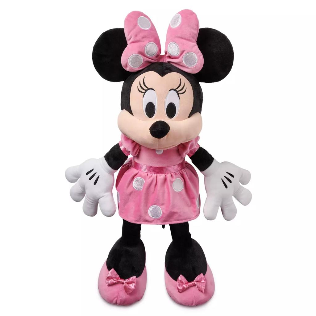 Disney Store Disney Minnie Mouse Large 2018 Model Plush, Pink, 27-inch,