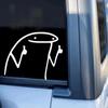 Stick Man Thumbs Up Meme Series Car Decal Automotive Die-Cut Vinyl Sticker