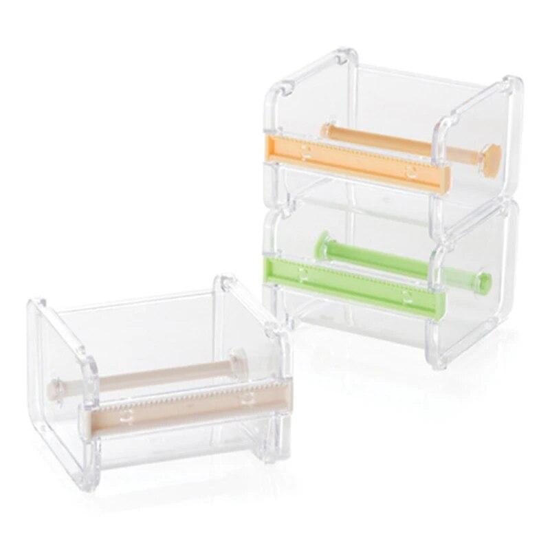 Канцелярские принадлежности, резак для клейкой ленты, органайзер для хранения ленты, резак для офиса, диспенсер для скотча, школьные принадлежности для студентов