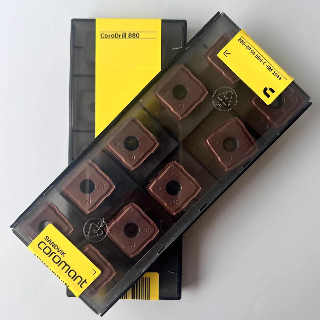 Sandvik / 880-090608H-C-GM 1044 / Industrial Indexable Carbide Inserts 10 Pcs