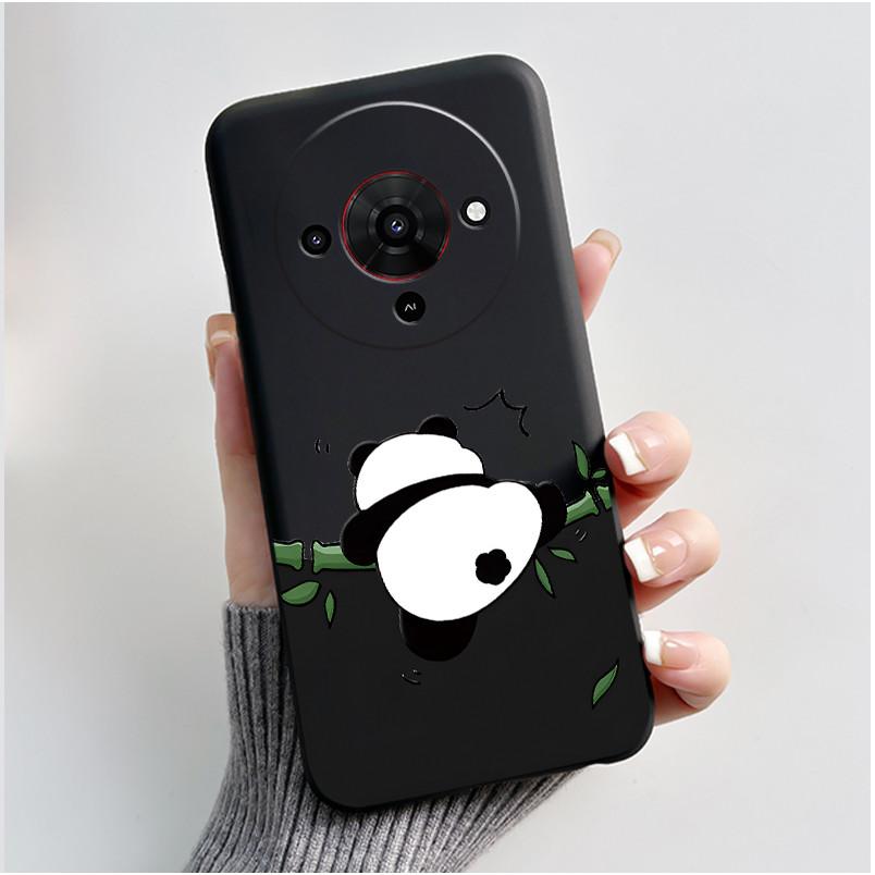 Милый мультяшный чехол для ZTE Blade A76 5G Z2469N Capa Funda Печатный корпус Защитная крышка Мягкий силикон Черный корпус Coque