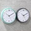 Silent Quartz Clocks Sucker Wall Clock Anti-Fog Waterproof for Kitchen Bathroom