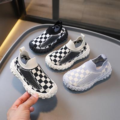 Весенне-осенняя новая модная обувь для мальчиков и девочек, однотонная, с мягкой подошвой, универсальная, износостойкая и нескользящая спортивная обувь