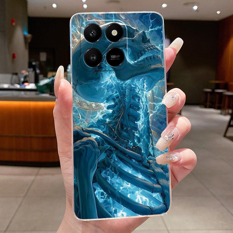 Для Honor X7D Honor 400 Smart 4G 5G Роскошный Дракон Милый Крутой Мальчики Девочки Мягкий силиконовый Чехол для телефона Задняя крышка Прозрачная ТПУ Оболочка