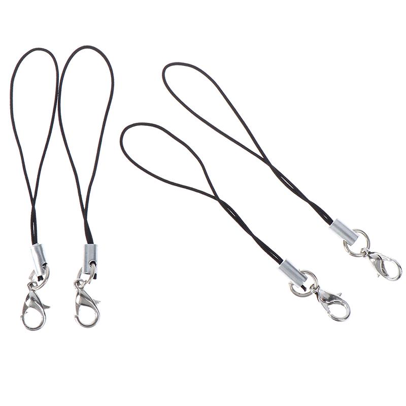 10 шт. брелок-ремешок для USB-флешки, черный шнурок