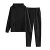 Children's Solid-color Loose Sweatshirt And Sweatpants Casual Sportswear Set