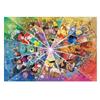 Tenyo In 1000 Piece Pure White Jigsaw Puzzle Disney Color Circle Service Card Included [Made Japan] Disney/Pixar (51x73.5cm) DP-1000-870