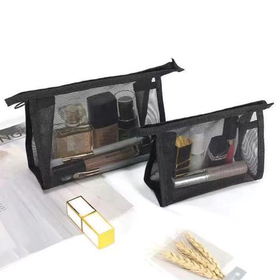 Сетчатая косметичка большой емкости, портативные быстросохнущие туалетные принадлежности