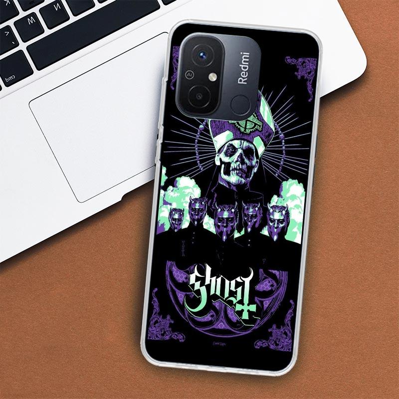 Ghost Papa Emeritus Phone Case For Xiaomi Redmi 12 12C 10 10C 10A 9T 9C 9A 9 8 8A 7 7A 6 6A K20 K30 K40 Pro S2 Fundas Cover