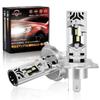 Perrace H4 LED Headlight, Hi/lo Switch, LED H4, 6500k, Car, 30,000 LM Cooling