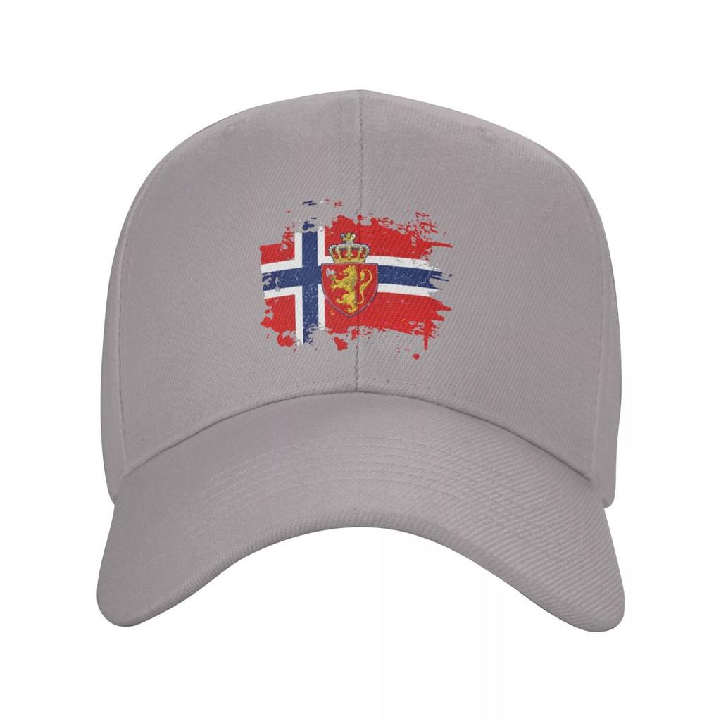 Custom Coat Of Arms Of Norway Baseball Cap Unisex Women Breathable Norwegian Flag Proud Dad Hat Outdoor