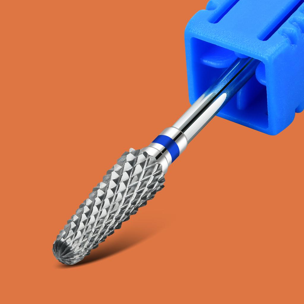 Твердосплавные вольфрамовые насадки для ногтей, фрезы, электрические сверла для ногтей, инструменты для очистки кутикулы для педикюра, маникюрные буферы, дрель