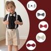 Children's Bow Tie Tie Accessories Adjustable Baby Fashionable Party Wear for Little Gentlemen Ladies Bow Tie Solid  Neck Accessories