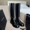 Cowhide~ Genuine Leather Boots for Women Wear Removable Knight Boots, High Boots, Thick-soled Thick-heeled Boots.