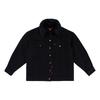 Levis Solid Color Button-Down Casual Long Sleeve Denim Jacket Women Jackets Black 17356-0000