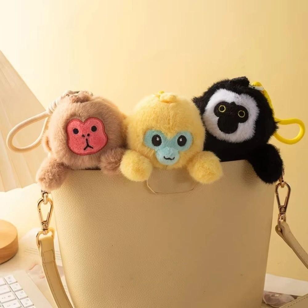 Stuffed Animals Monkey Plush Pendant Plush Doll Monkey Car Pendant  Backpack Decoration