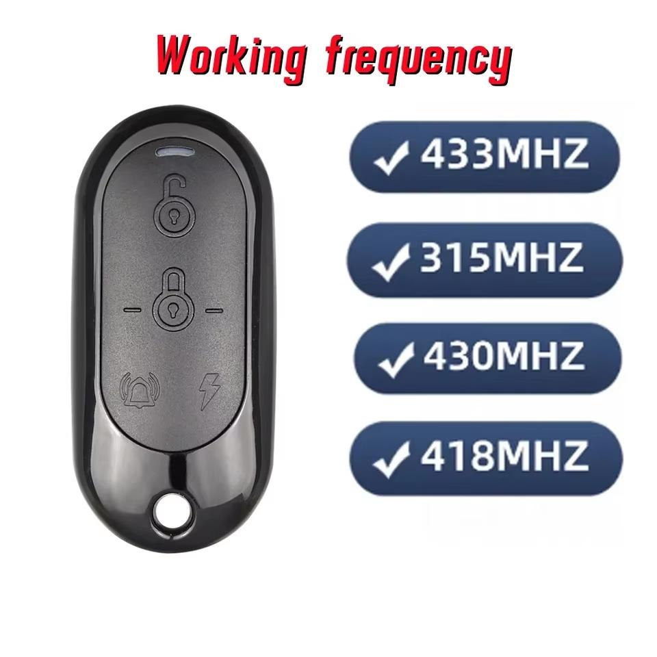 433 МГц Копия пульта дистанционного управления 4 кнопки открывания гаражных ворот Дубликатор Копия пульта дистанционного управления Клонирование Код 315/418/430 МГц
