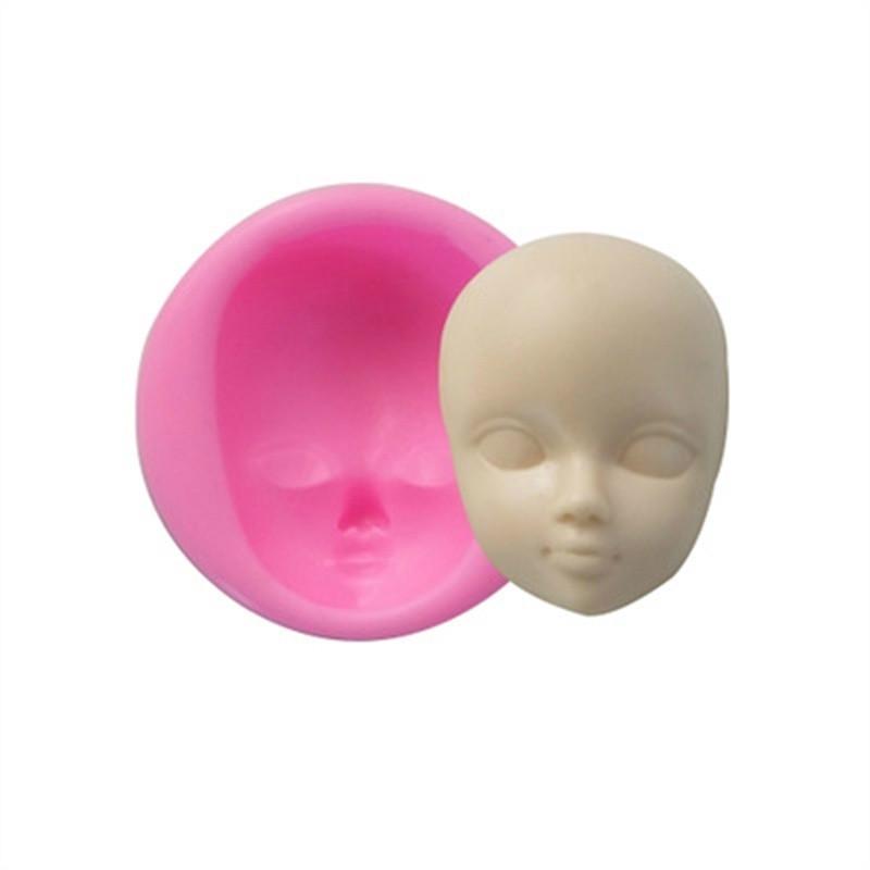 Silicone Baby Face Mold for Fondant Chocolate Soap Handmade Soap
