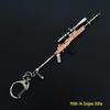 PlayerUnknown's Battlegrounds 98KAWM Rifle Gun Model Keychain Pendant - 10cm