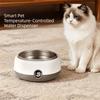 Нержавеющая сталь Миска для подогрева воды для домашних животных Большая емкость Низкий уровень шума Поилка с подогревом Съемная Энергосберегающая Миска для питья собак