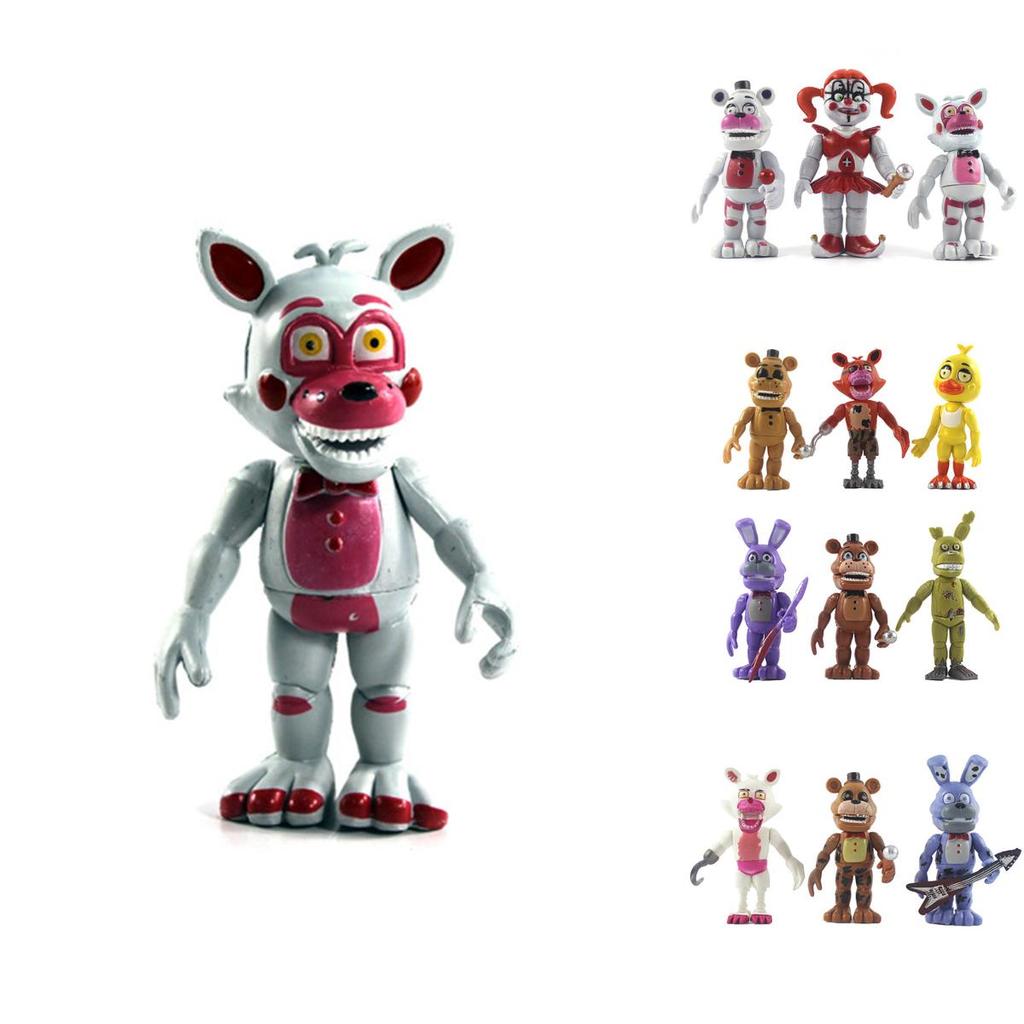 Очаровательные 6 мини-фигурок Fnaf Five Nights At Freddy's Для Топперов Тортов И Подарков
