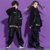 Children's Hip-hop Clothes for Boys Dark Tide Cool Hip-hop Suits for Children Catwalk Clothes for Girls Jazz Dance Costume