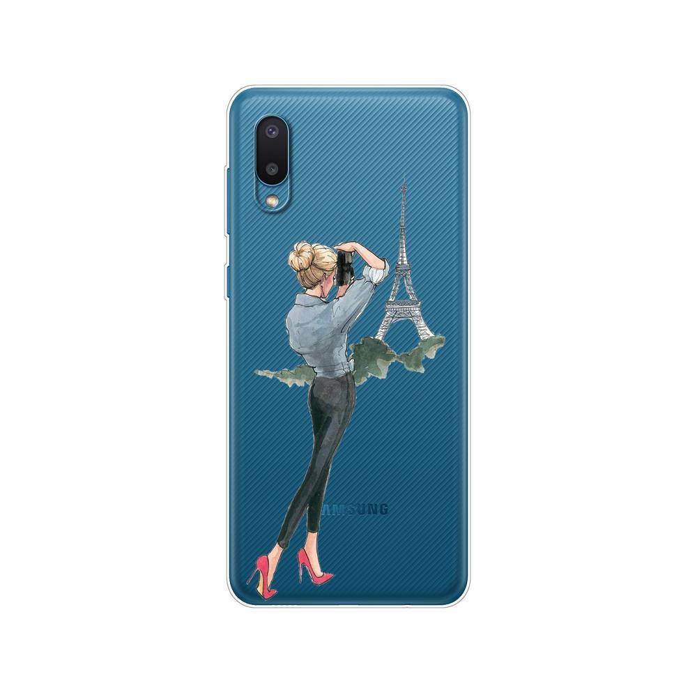 Чехол для Samsung A02, мягкий силиконовый чехол из ТПУ на заднюю панель телефона для Samsung Galaxy A02 GalaxyA02 A 02 SM-A022G a022, бампер 6,5 дюйма