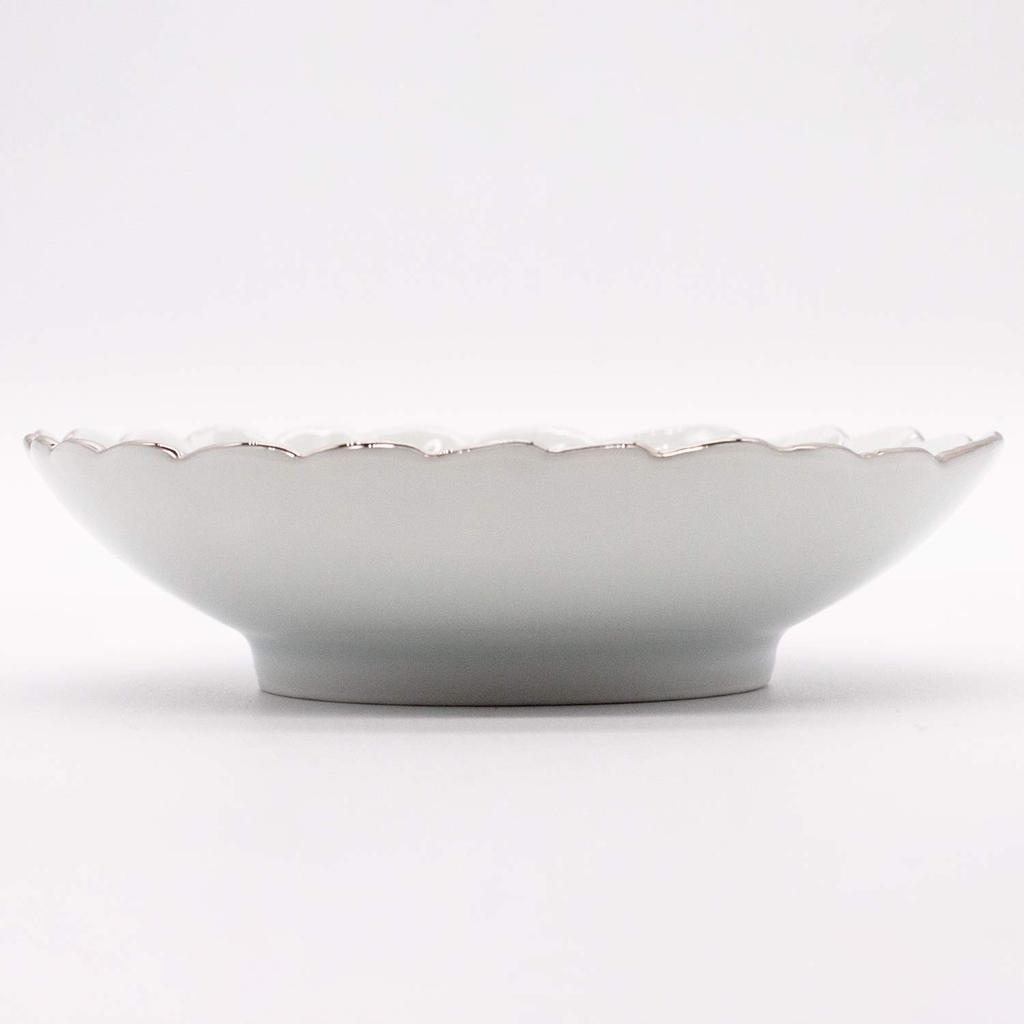 Arita Ware, Tasei Kiln, Crane-Shaped Small Plate, 11cm, Platinum Wire, Made in Japan, 475013