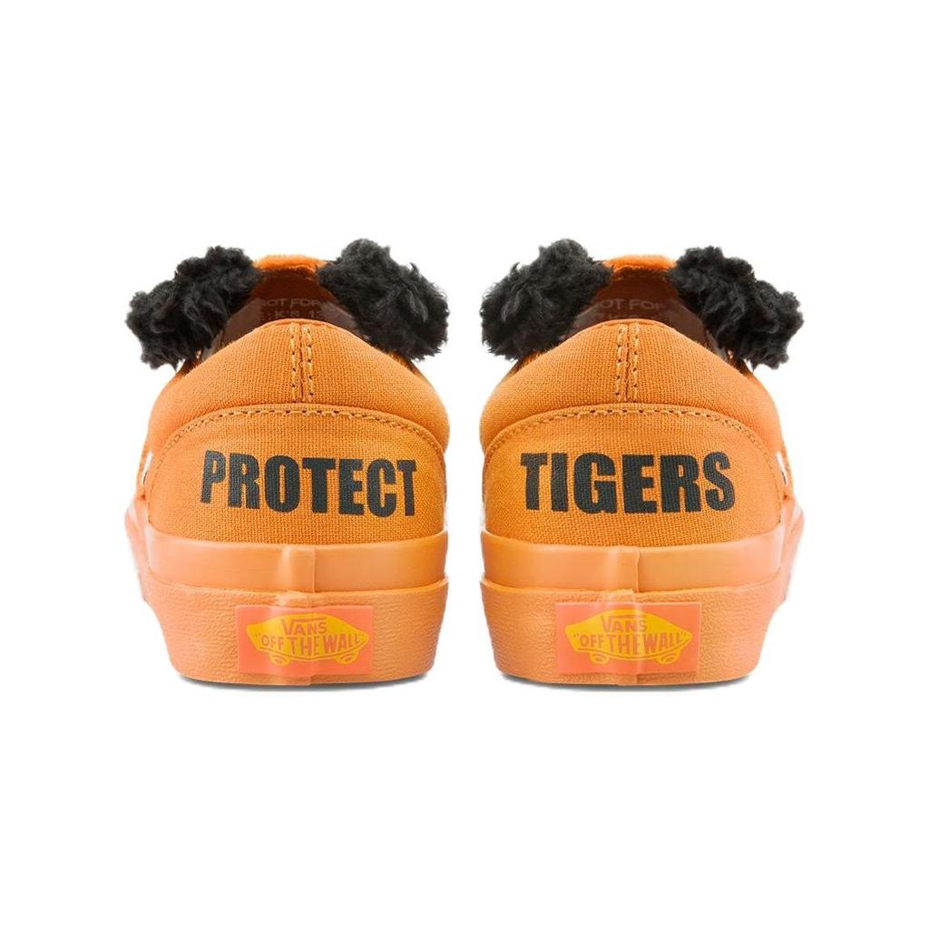Vans Детские кроссовки Discovery Channel x Classic без шнуровки для малышей Project Cat Baby, оранжевые VN0A5KRR9FA