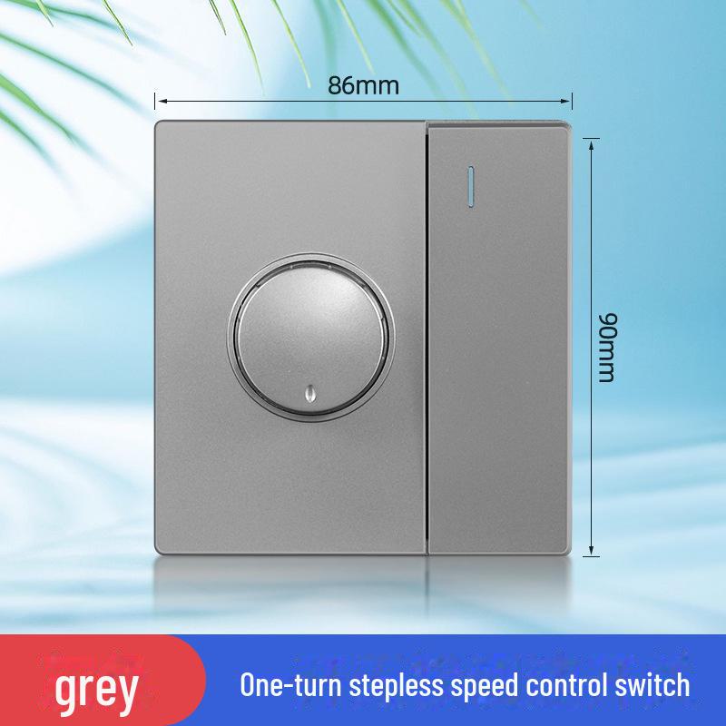 Скрытая панель управления скоростью потолочного вентилятора - бесступенчатый переключатель регулятора