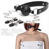 Yemax Chastity Belt for Women SM Gag Ball Gag Harness Restraint Set Bondage Tape Restraint Tape Bra Sexy Nipple Development Nipple Torture Nipple