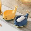 Quick-dry Soap Storage Rack Cartoon Multi-purpose Storage Whale Shape Soap Box Shatter-resistant Dust Proof Soap Container