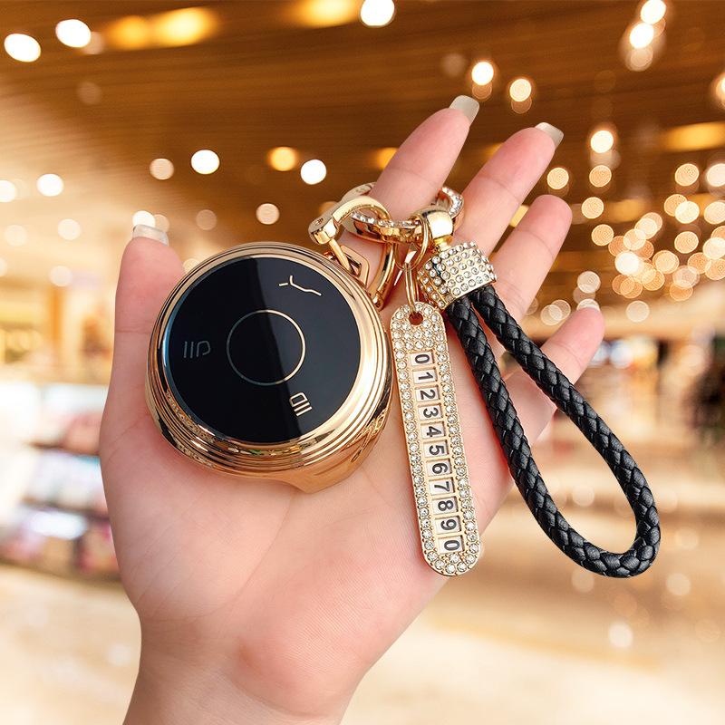 Подходит для автомобиля Nezha V, сумка для набора ключей Nezha U Pro, защита высокого класса, персонализированная пряжка против падения, корпус для новой энергии для мужчин и женщин