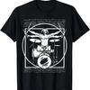 Drums & Drum Player - Da Vinci Drummer Vitruvian Man T-Shirt