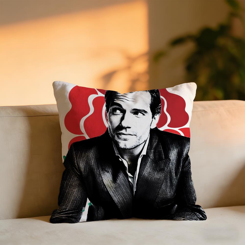 Henry Cavill Cushion Cover Cozy Velvet Throw PillowSoft Warm Cushion For Sofa Bed
