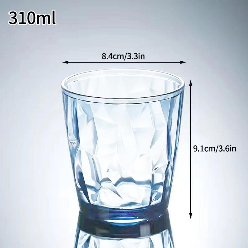 210/310ML Plastic Drinking Glasses Reusable Water Drinking Cup Shatterproof Wine Champagne Glasses for Home Bar Wedding Party