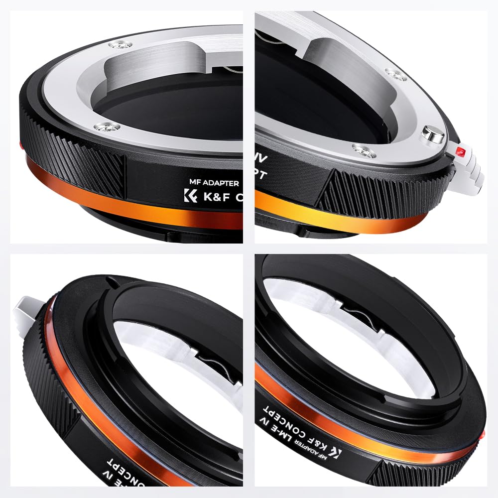 Concept Mount Adapter IV Leica M Mount Lens Compatible with Sony E Mount Lens Adapter for NEX Cameras Manual Focus Matte Finish High Precision