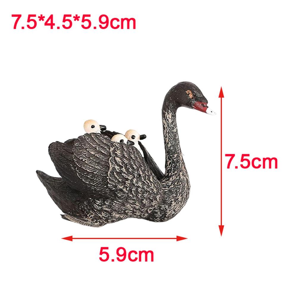 2-6 шт. миниатюрная статуэтка лебедя декоративные элементы для кухни спальни